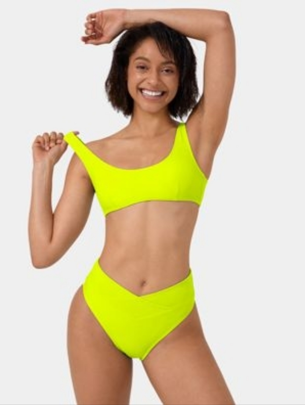 HALARA Ice Lime Geen Swimsuit Top
